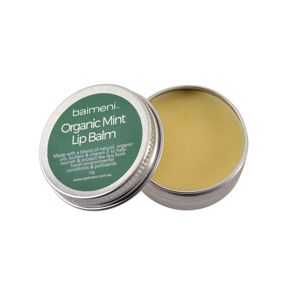 Organic Mint Lip Balm (15gm)